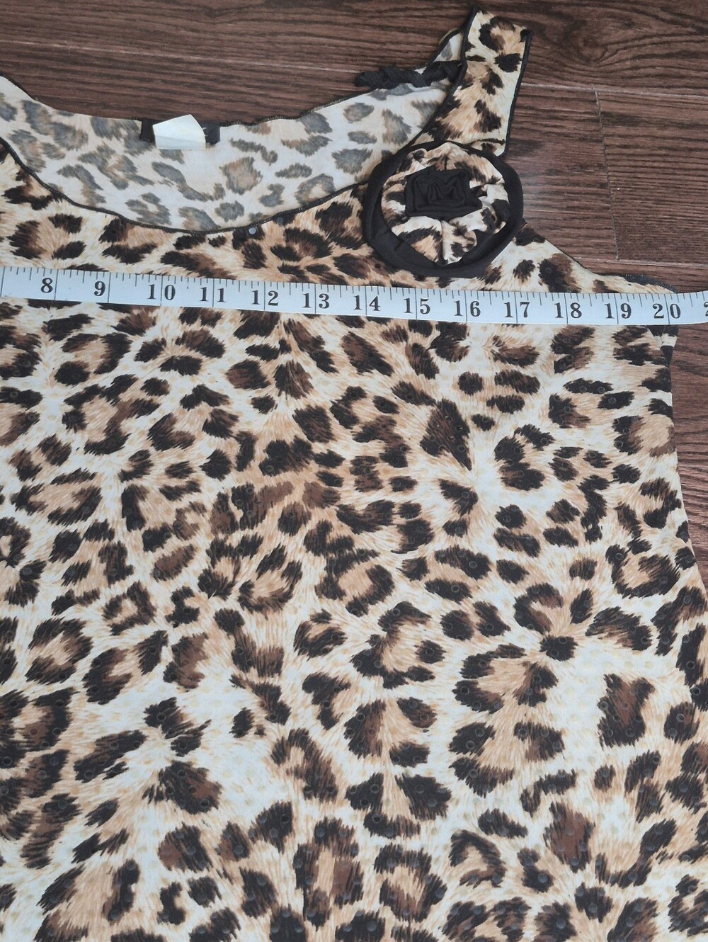 Leopard-Print Scoop Neck Camisole in Brown - Picture 15 of 16
